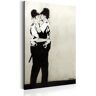 Artgeist Wandbild - Kissing Coppers by Banksy