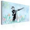 Artgeist Wandbild - Boy with Gun by Banksy