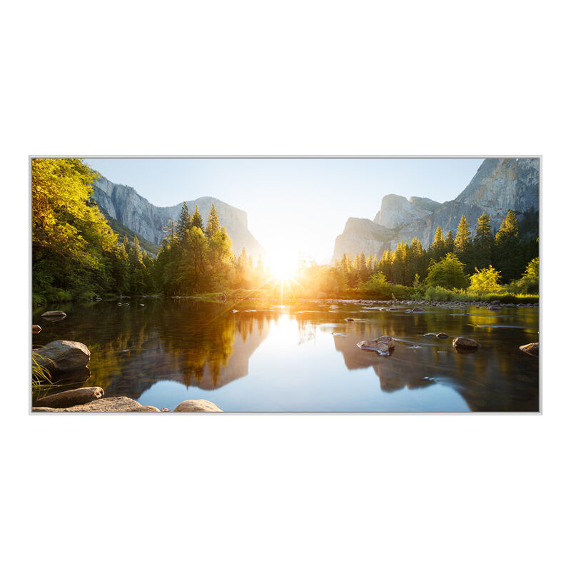Foto hinter Acryl im Artbox in weiß als Panorama im Format 80 x 40 cm