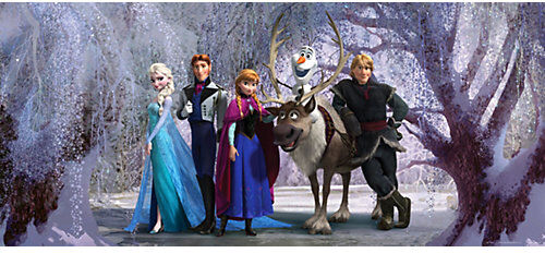 AG Design Wandtapete Disney Frozen, 202 x 90 cm