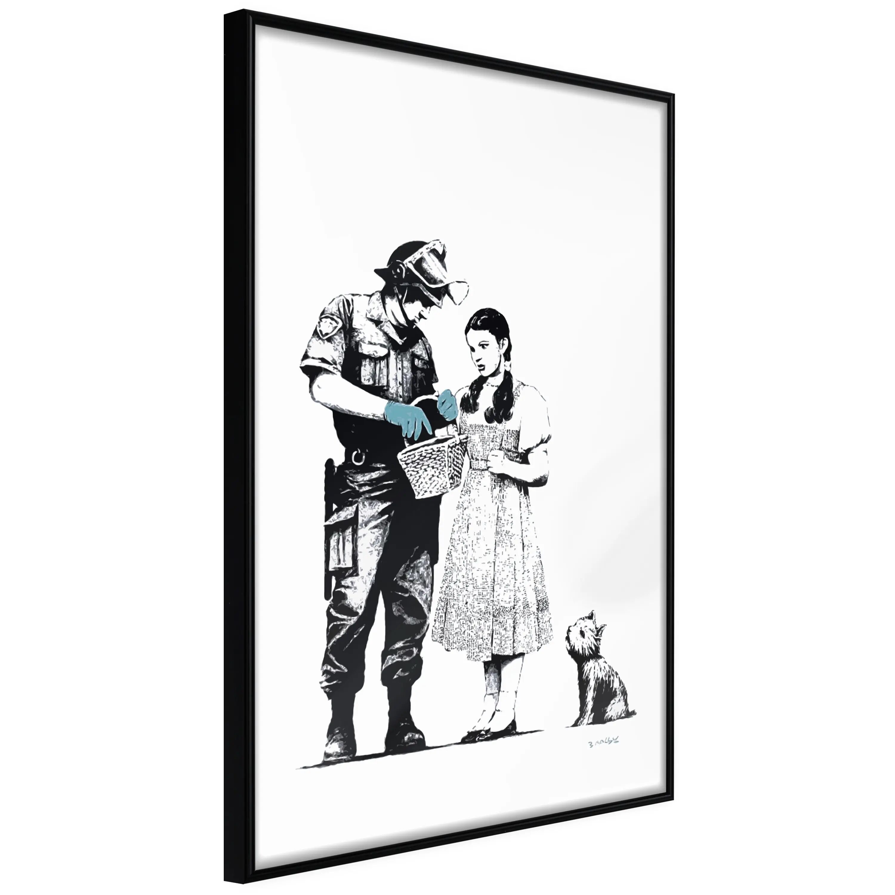 Artgeist Poster - Banksy: Stop and Search