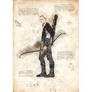 A3 Print - Lord of the rings - Legolas