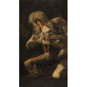 iEnjoy Saturn devouring his children,Francisco Goya,60x33cm