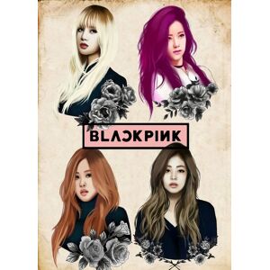 ART A3 Print - K Pop - Black Pink 2