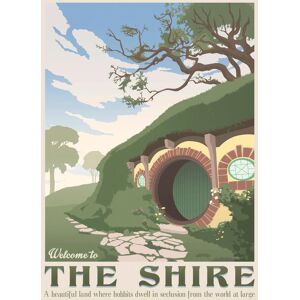 A3 Print - Lord of the rings - Welcome to The Shire