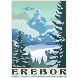 A3 Print - Lord of the rings - Welcome to Erebor