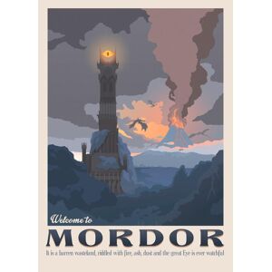 A3 Print - Lord of the rings - Welcome to Mordor