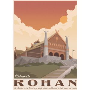 A3 Print - Lord of the rings - Welcome to Rohan