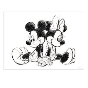 Disney - Canvas - Mickey & Minnie - Together Forever - 50x70 cm