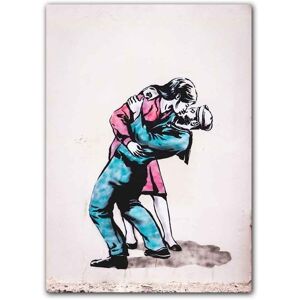 Puro Banksy Graffiti kunst lærred maleri plakat