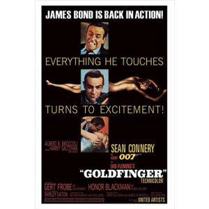 James Bond Goldfinger Poster