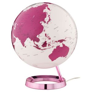 Atmosphere L&c Hot Pink Kugle 30 Cm Transparent