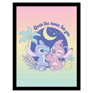 Lilo & Stitch Over The Moon Framed Poster