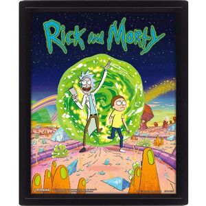 Rick And Morty 3D-plakat