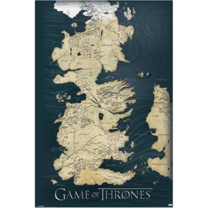 ART Game of Thrones - Map of Westeros and Essos