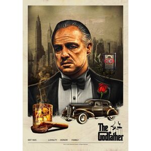 The Godfather Vintage Godfather Poster 50x70 cm 50x70 cm