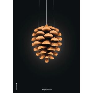 Brainchild Plakat 70x100 cm - Koglen Med Sort Baggrund OUTLET