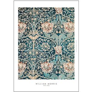 Poster & Frame Plakat 50x70 cm - Blue Flowers OUTLET