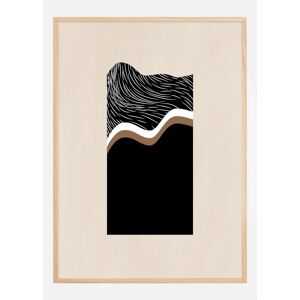 Bildverkstad White Wave Art No.2 Plakat (30x40 Cm)