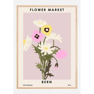 Bildverkstad Flower Market Bern Plakat (50x70 Cm)