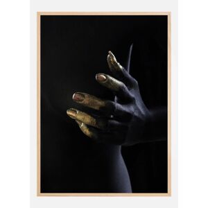 Bildverkstad Golden Hands I Plakat (50x70 Cm)
