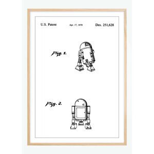 Bildverkstad Patenttegning - Star Wars - R2-D2 Plakat (40x50 Cm)