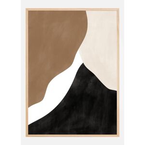 Bildverkstad Abstract Beige And Brown Art No.1 Plakat (50x70 Cm)