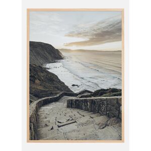 Bildverkstad Stairs To The Ocean Plakat (50x70 Cm)