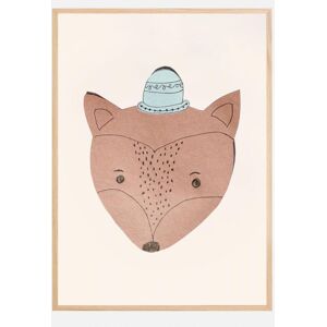 Bildverkstad Little Fox Plakat (60x90 Cm)