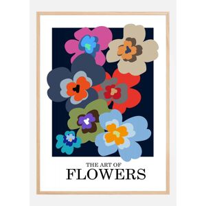 Bildverkstad The Art Of Flowers Blue Plakat (30x40 Cm)