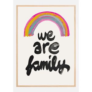 Bildverkstad We Are Family Plakat (60x90 Cm)