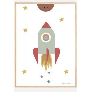 Bildverkstad Solar Rocket Plakat (60x90 Cm)