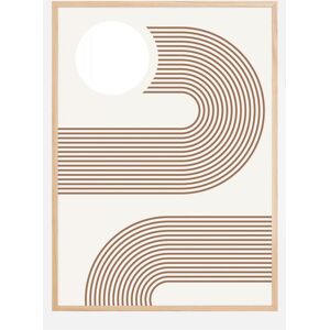 Bildverkstad Beige Arc Poster No.2 Plakat (30x40 Cm)