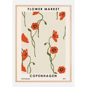 Bildverkstad Flower Market Copenhagen Plakat (50x70 Cm)
