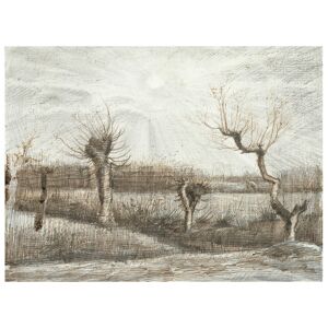 Legendarte Cuadro lienzo - Tetards (Pollards) - Vincent Van Gogh - cm. 60x80