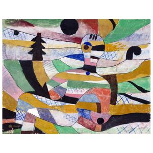 Legendarte Cuadro lienzo - Mujer Despertar - Paul Klee - cm. 60x80