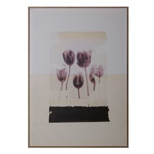 LolaHome Cuadro tulipanes fotoimpreso sobre lienzo