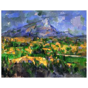 Legendarte Cuadro lienzo - La Montaña Sainte-Victoire - Paul Cézanne - cm. 60x75