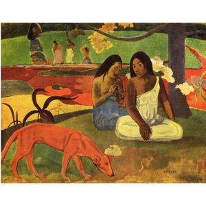 Legendarte Cuadro lienzo - Arearea - Paul Gauguin - 60x75cm