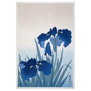 Legendarte Cuadro lienzo - Iris - Ohara Koson - Decoración Pared cm. 60x90