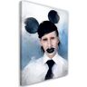 Feeby Canvas print Marilyn Manson in a hat with ears