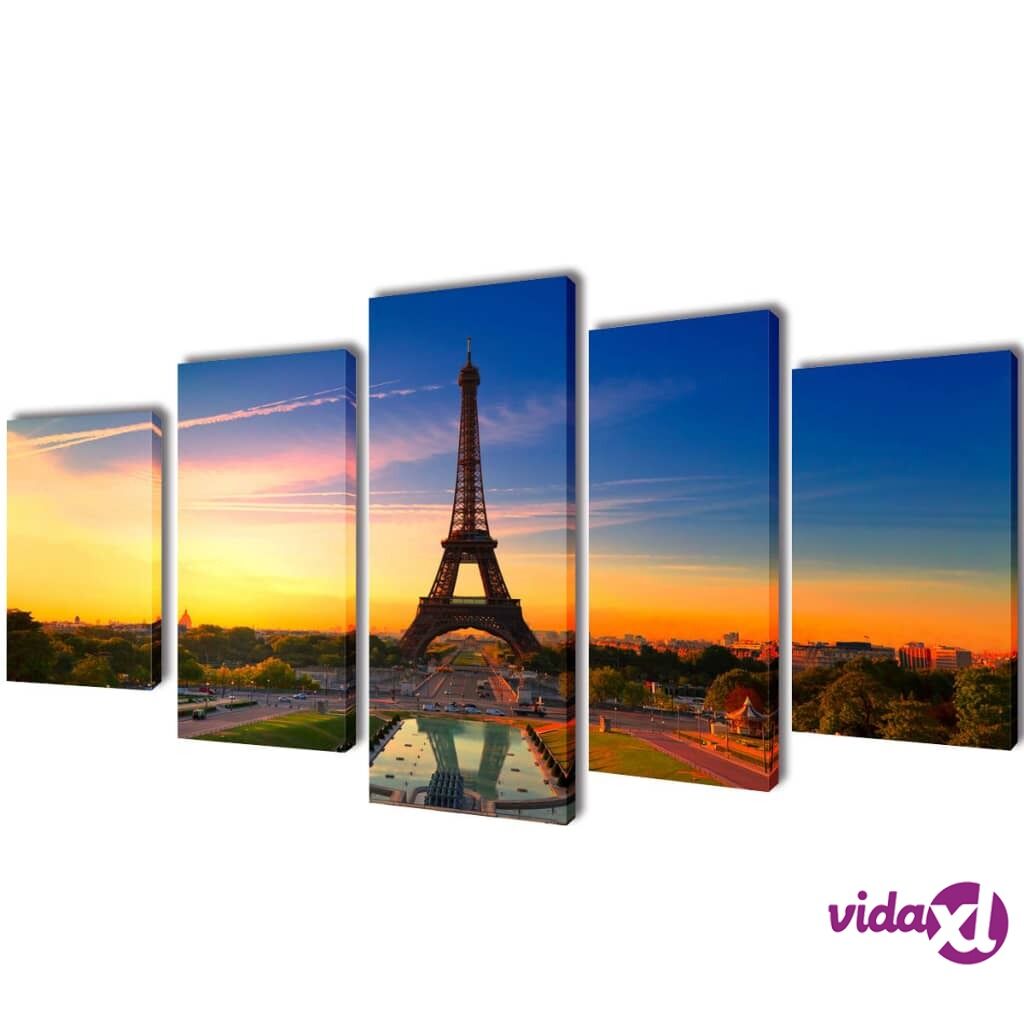 vidaXL Taulusarja Eiffel Torni 200 x 100 cm