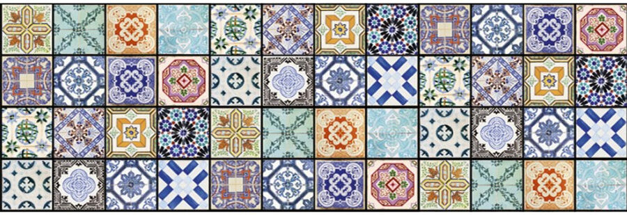 Keittiön välitila Vintage tiles 260x60 cm