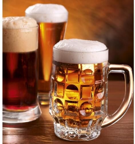 Fleece kuvatapetti Beer mugs 225x250 cm