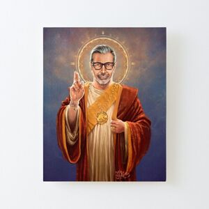 Canevas imprimer Saint Jeff de Goldblum - Jeff Goldblum Peinture religieuse originale Impression sur toile Roulée Tableau Art Décoration Murale / Sans cadre 40X50cm - Publicité