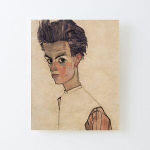 Canevas imprimer Peinture originale d'Egon Schiele 1890 - 1918, imprimés Egon Schiele Impression sur toile Roulée Tableau Art Décoration Murale / Sans cadre 40X50cm - Publicité