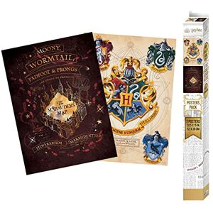 Abystyle Harry Potter - Blason & Maraudeurs - Set 2 Posters '52x38'