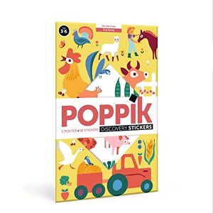 Poppik À La Ferme: 1 Poster + 58 Stickers Repositionnables