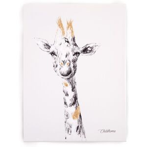 CHILDHOME Peinture a l'huile enfant girafe 30x40 cm