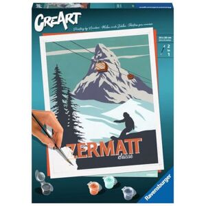 Ravensburger Peinture par numéros 23500-Zermatt-à partir de 12 Ans, 23500 - Publicité